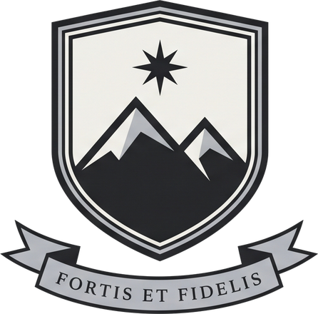 Fortis Holdings crest with the motto Fortis et Fidelis